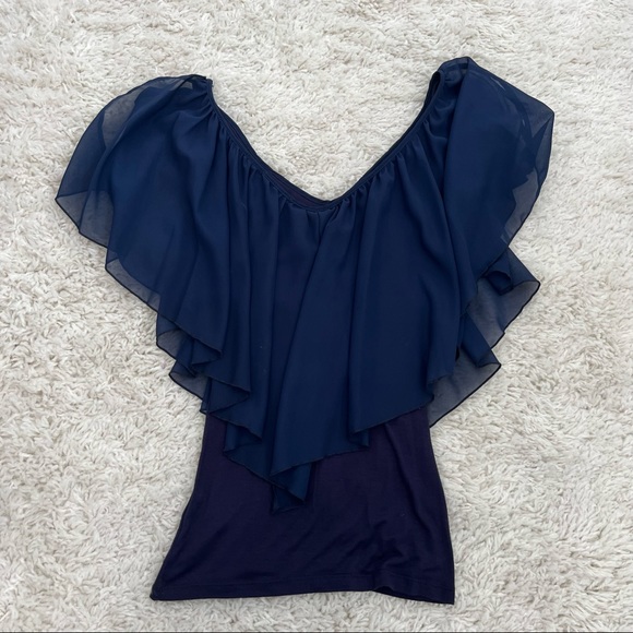 Flowy blue top - Picture 4 of 6